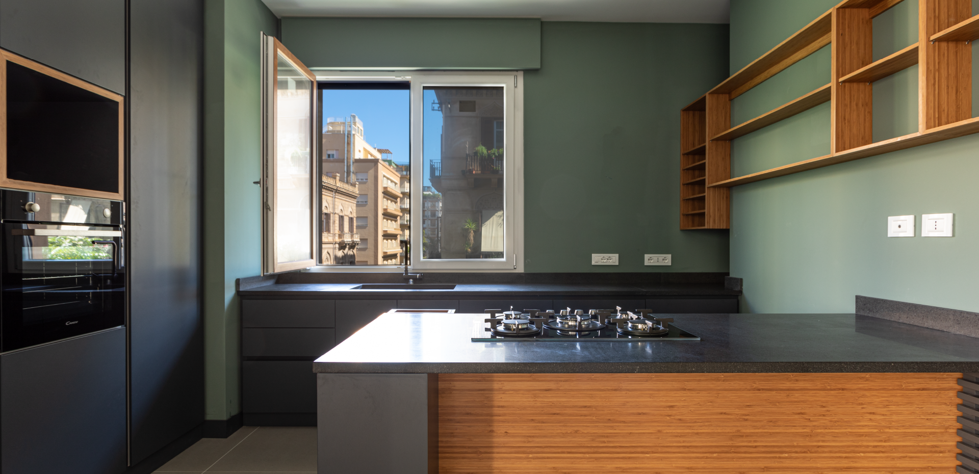 cucina progettazione bambù